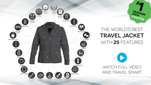 The World's Best TRAVEL JACKET with 25 Features