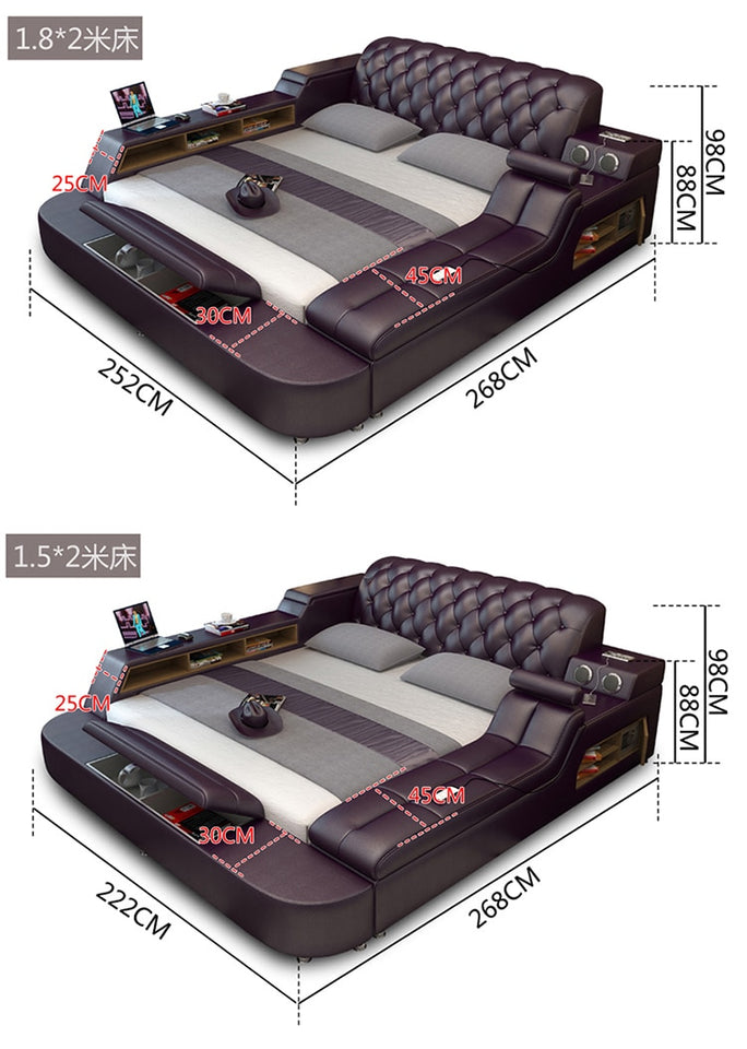 B12 Genuine Leather Bed in a Box ™